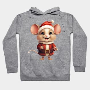 Vintage Christmas Mouse Hoodie